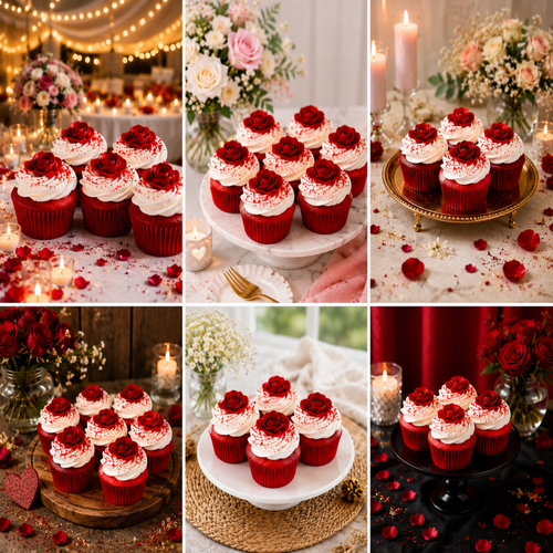 Cupcake Dekor Seti - 6 Adet