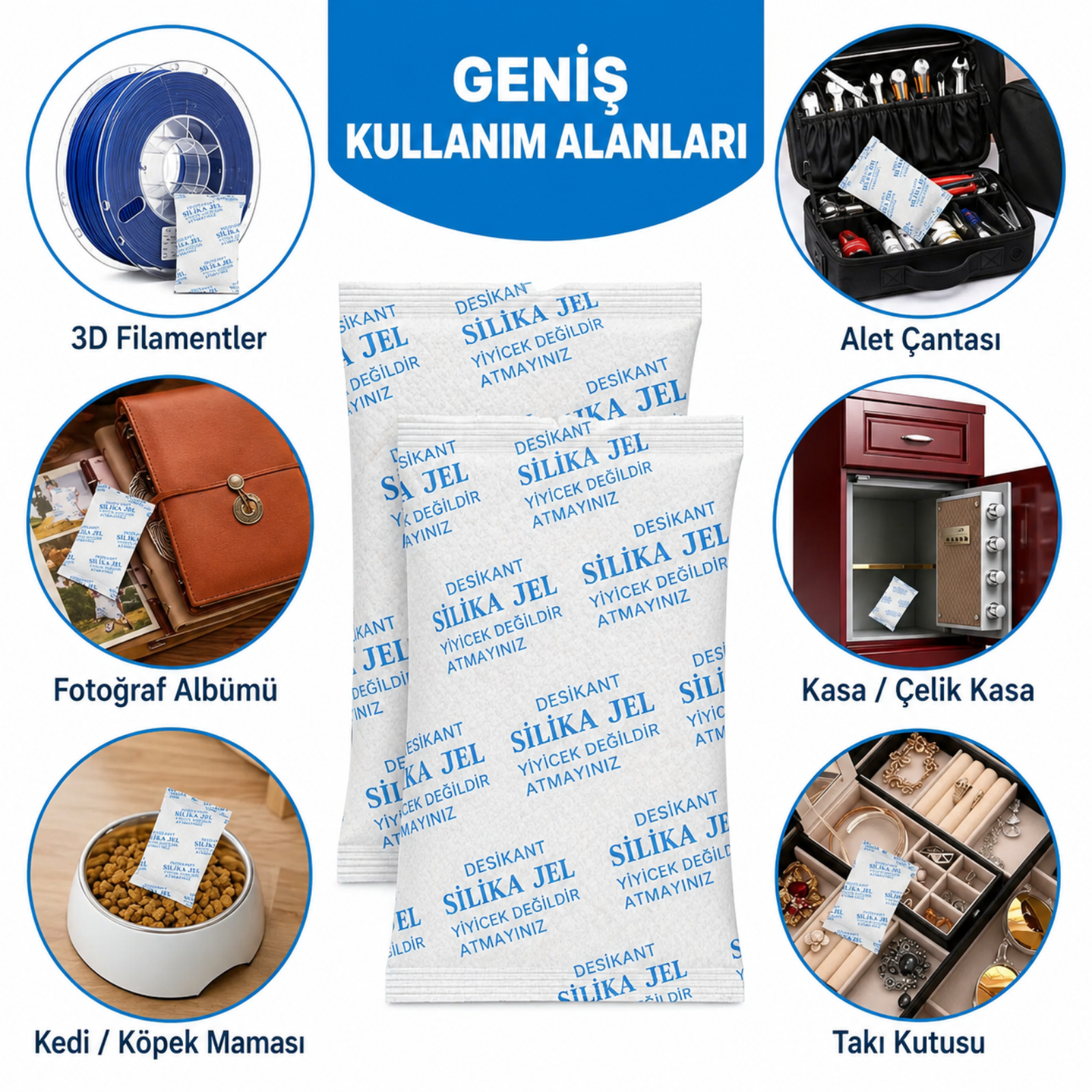 10 Gr Silika Jel Nem Alıcı Paket - 10 adet