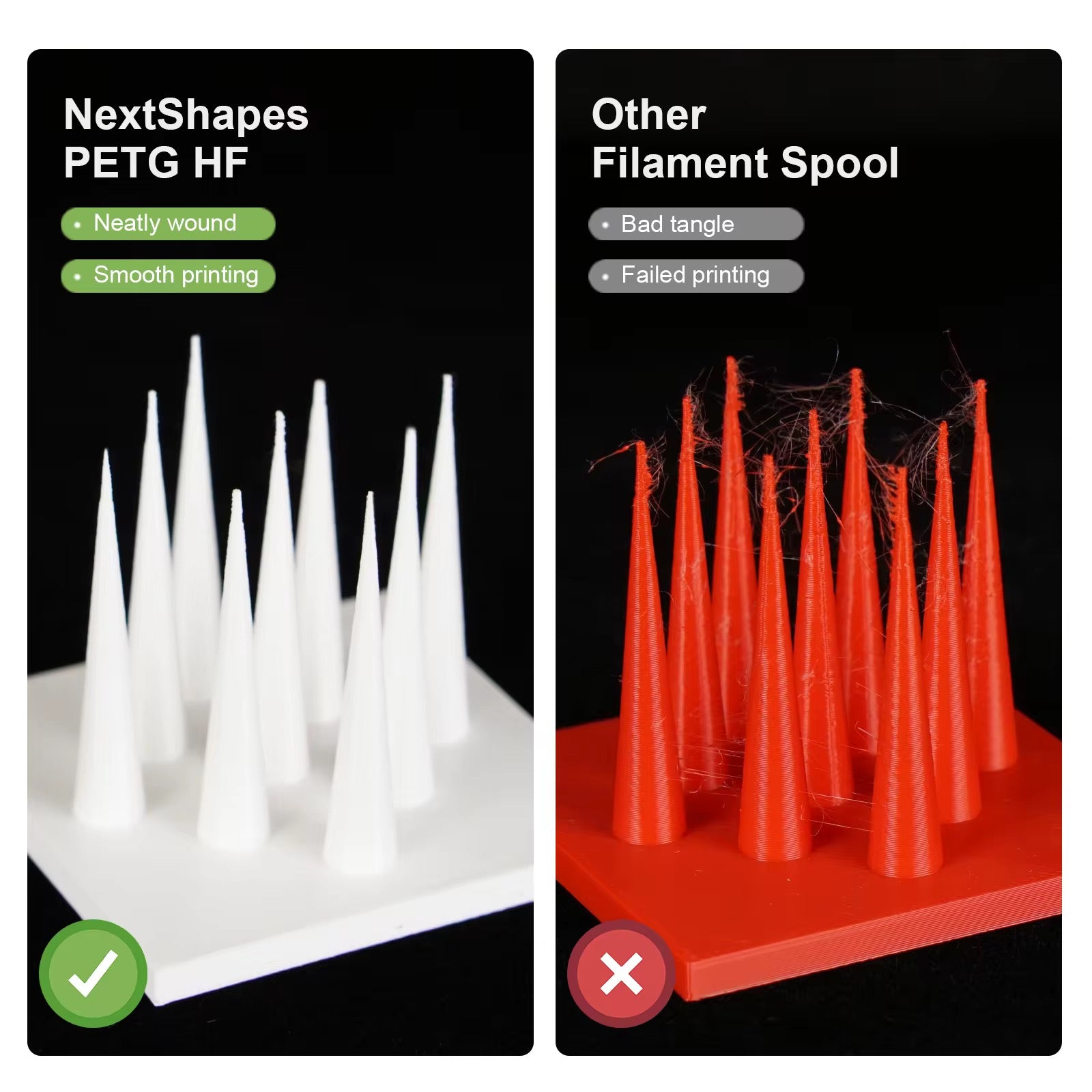 NextShapes Beyaz PETG Filament