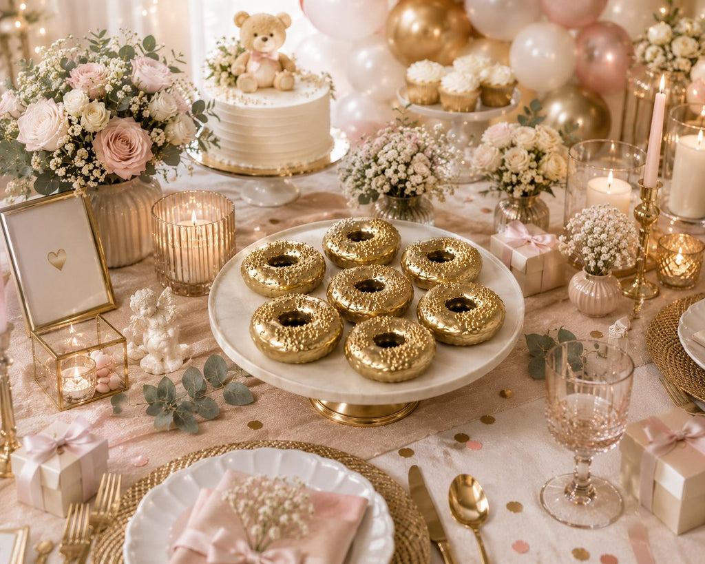Yapay Donut Masa Süsü - 4 Adet
